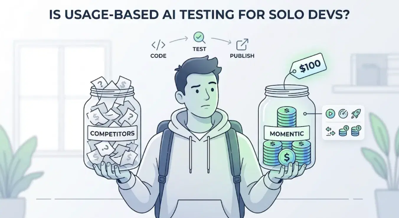 Momentic Pricing and Plans: Is It the Right Fit for Solo Developers? cover